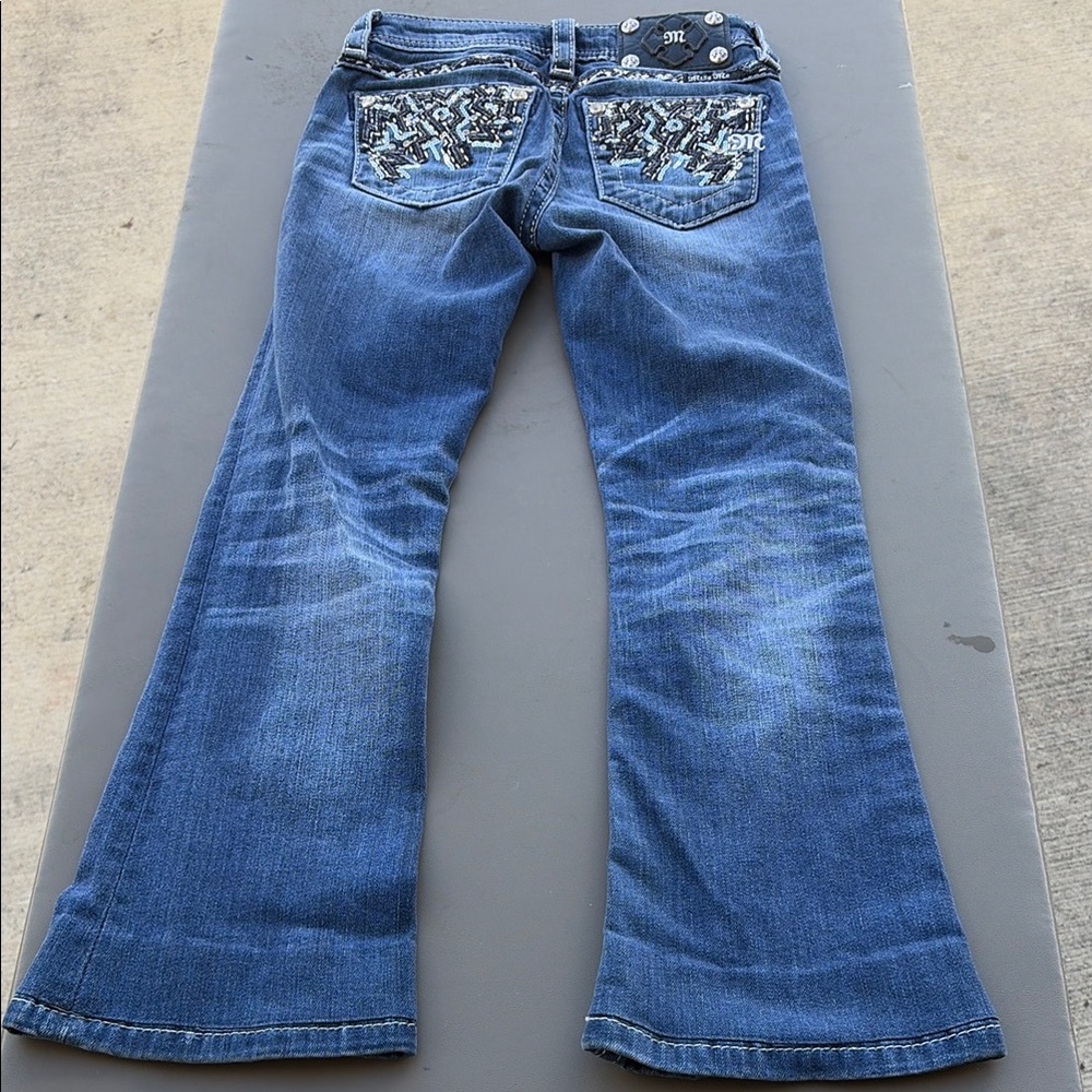 Miss Me Girls Blue Flared Jeans